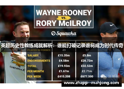 英超历史性教练成就解析：谁能打破记录谁将成为时代传奇